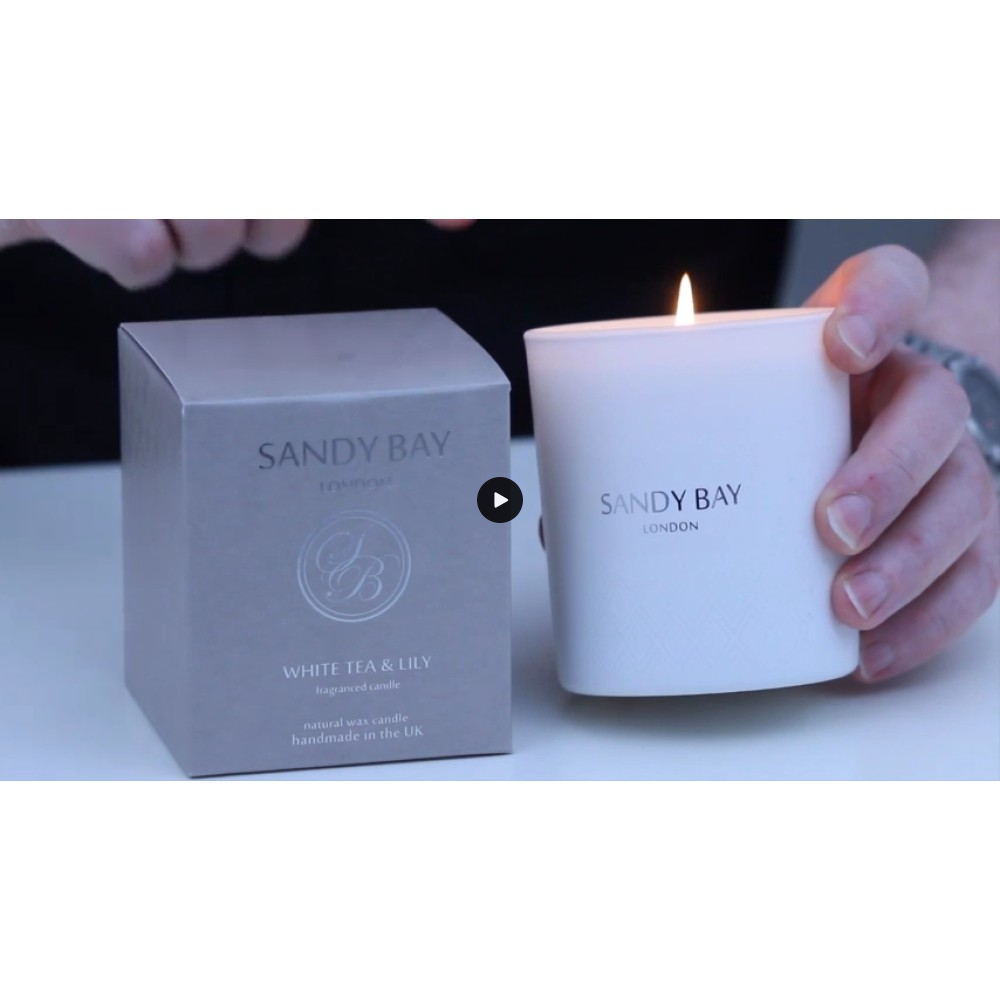 Scented Candle White Tea Lily 30cl