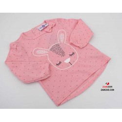 Baby Girls Top And Denim Trousers 