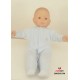 Unisex Velour Babygrow 