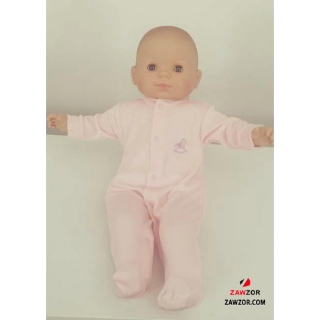 Unisex Velour Babygrow 