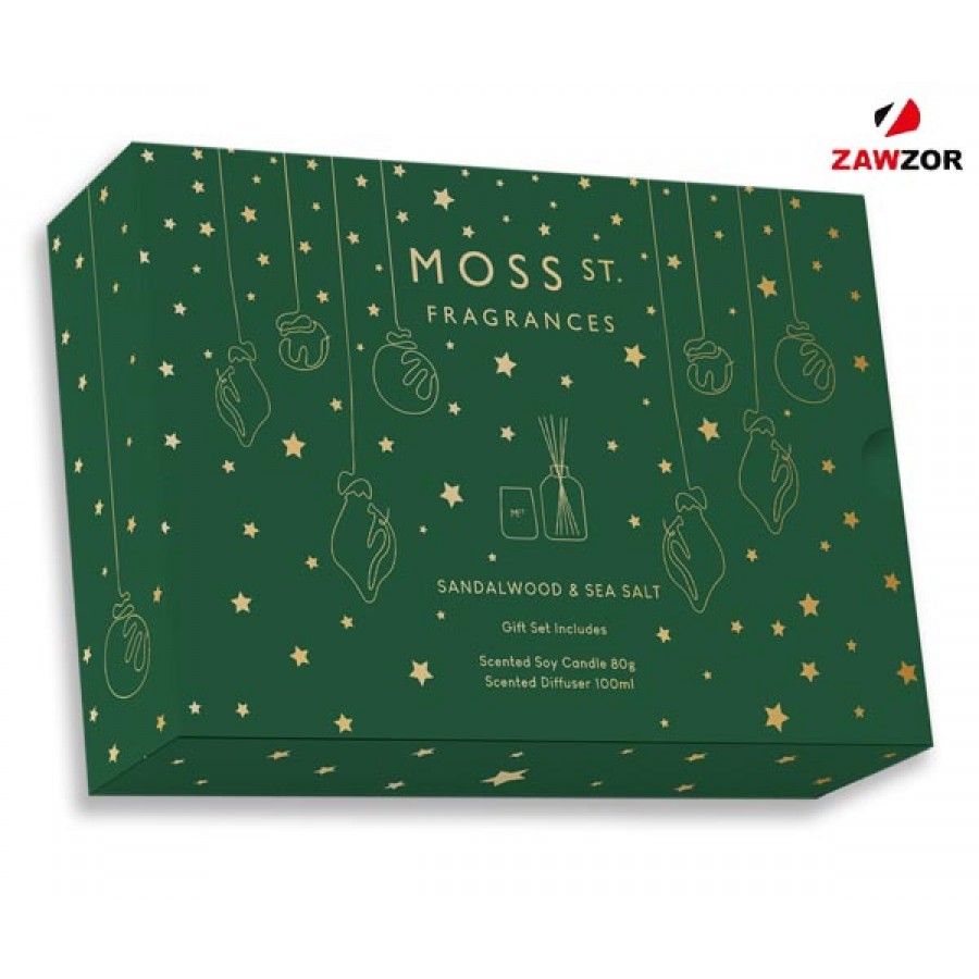 Christmas Mini Scented Candle And Diffuser Gift Set