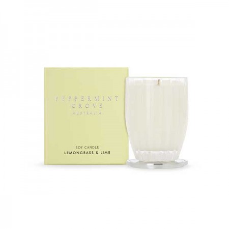 Scented Candle Lemongrass And Lime 200g 