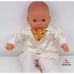Baby Boys Ivory Suit 