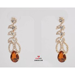 Champagne Crystal Earrings  