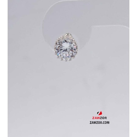 Cubic Zirconia Stud Earrings 