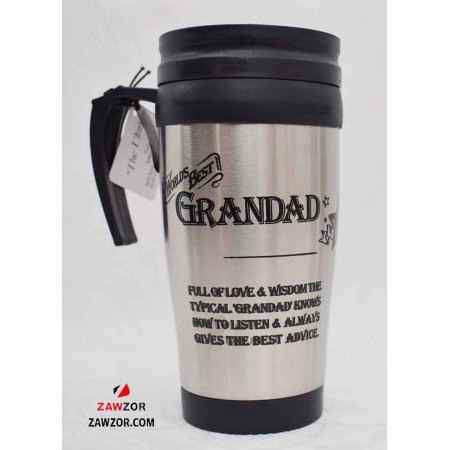Travel Mug -  World's Best Grandad 