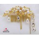 Pearl Crystal Hair Comb 