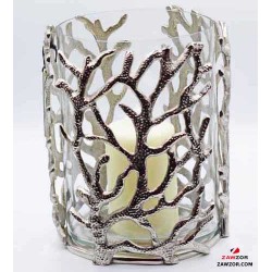 Coral Hurricane Lantern 