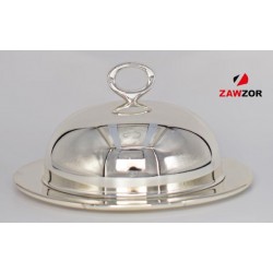 Silver Butter Dish 