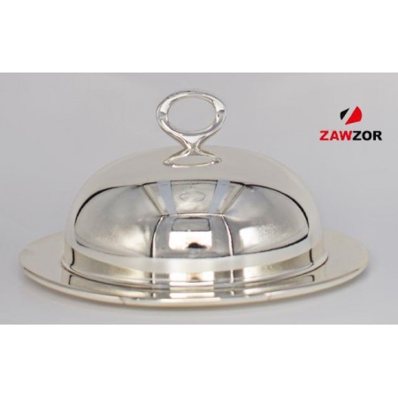 Silver Butter Dish 