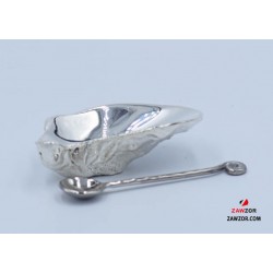 Silver Oyster Shell Dish 