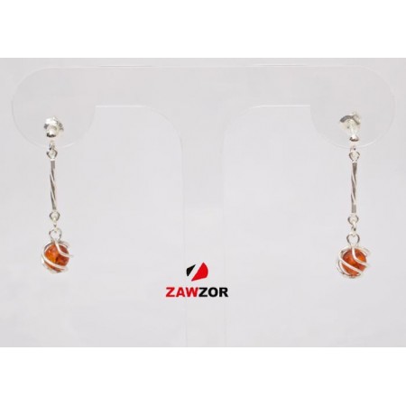 Amber Drop Earrings  