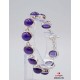  Amethyst Silver Bracelet 