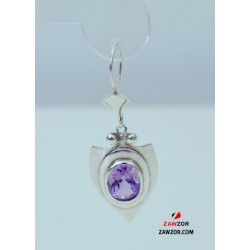 Amethyst Silver Earrings 