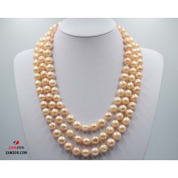 Cultured Pearl Necklace And Earrings 