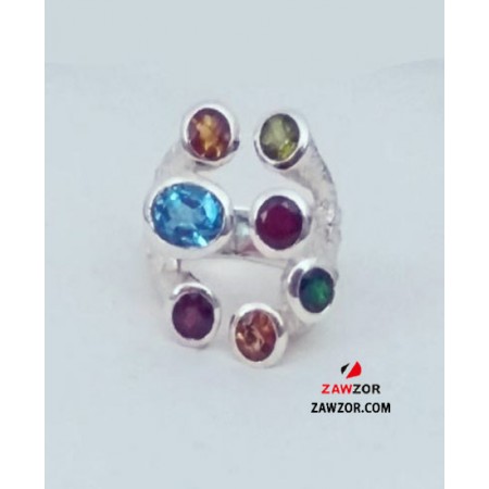 Gemstone Silver Ring 