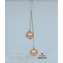 Pink Pearl Earrings 