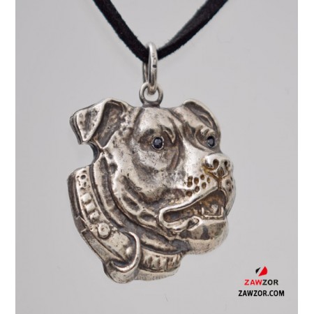 Silver Dog Pendant 