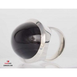 Smoky Quartz 925 Sterling Silver Ring 