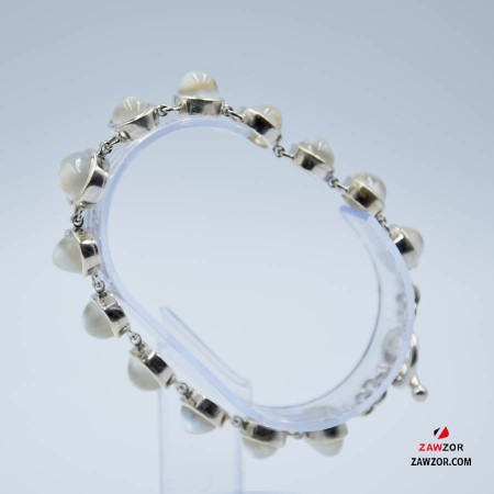 Sterling Silver Moonstone Bracelet 