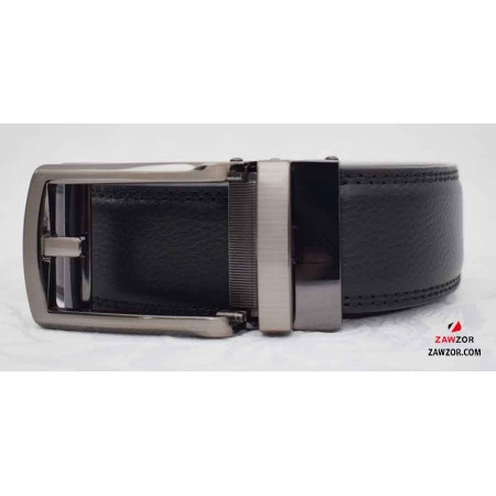 Men's Black Leather Belt 