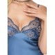 Blue Satin Nightdress 