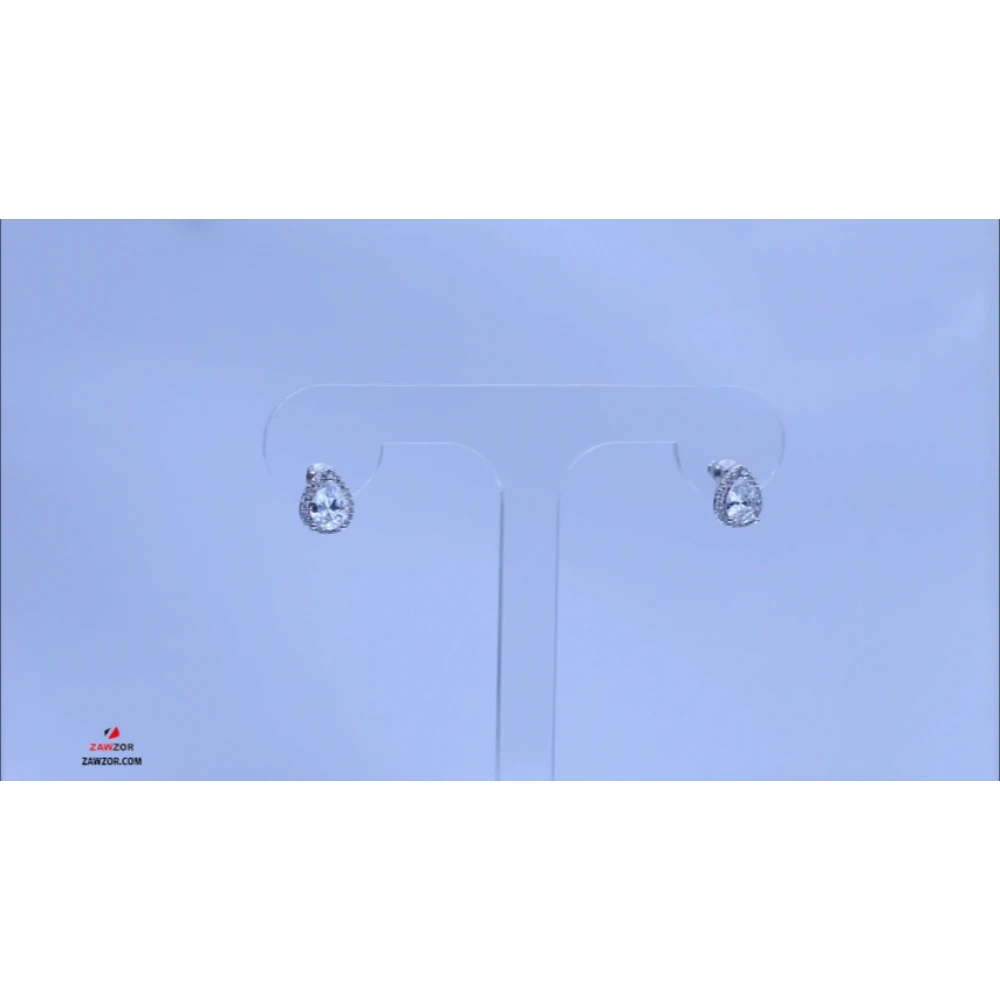 Cubic Zirconia Stud Earrings 