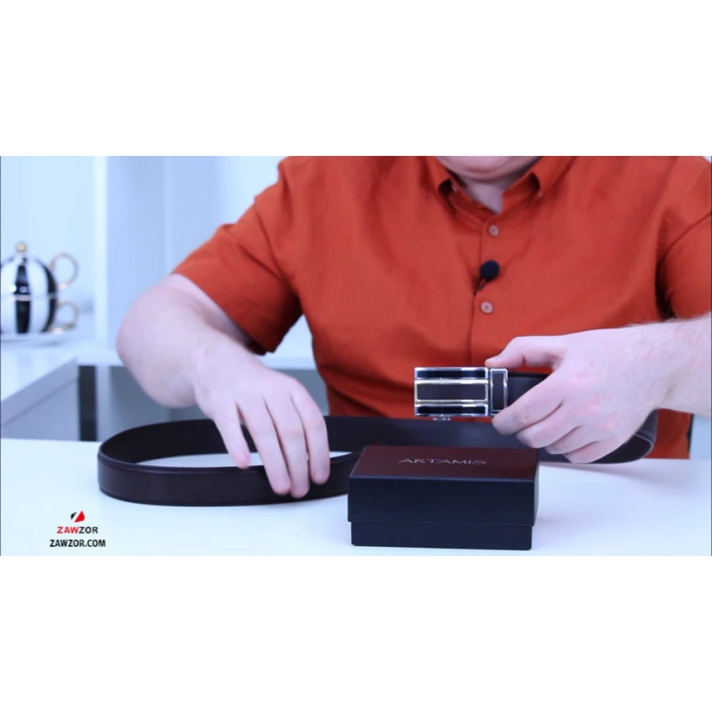 Men's Brown Leather Belt 