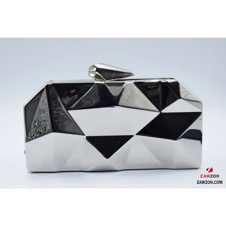Silver Clutch Bag 