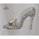 Shoe Crystal Brooch 