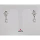 Cubic Zirconia Drop Earrings 