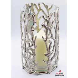 Coral Hurricane Lantern 