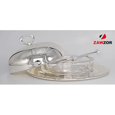 Silver Butter Dish 