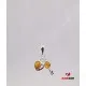 Amber Silver Pendant And Chain 