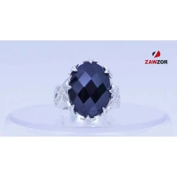 Black Onyx Silver Ring 