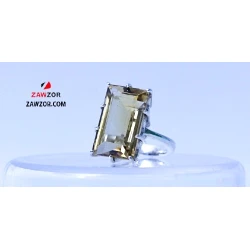 Citrine 925 Silver Ring 