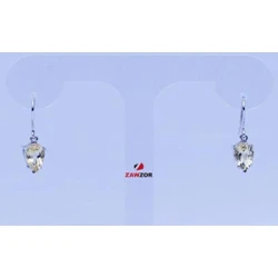 Citrine Silver Earrings 