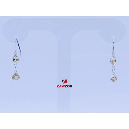 Citrine Silver Earrings 