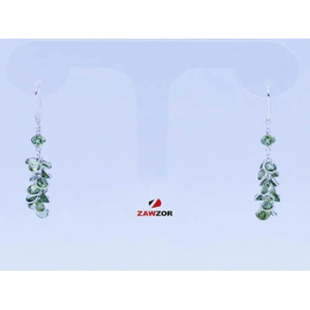 Peridot Silver Earrings 