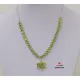 Peridot Silver Necklace 