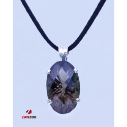 Smoky Quartz Silver Pendant 