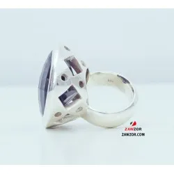 Smoky Quartz Silver Ring 